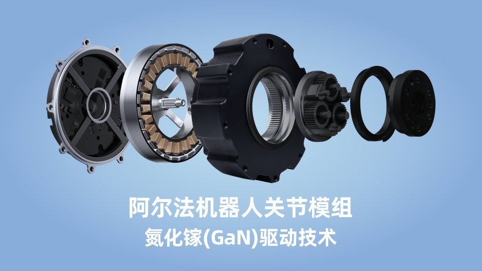 阿尔法首推氮化镓机器人关节模组